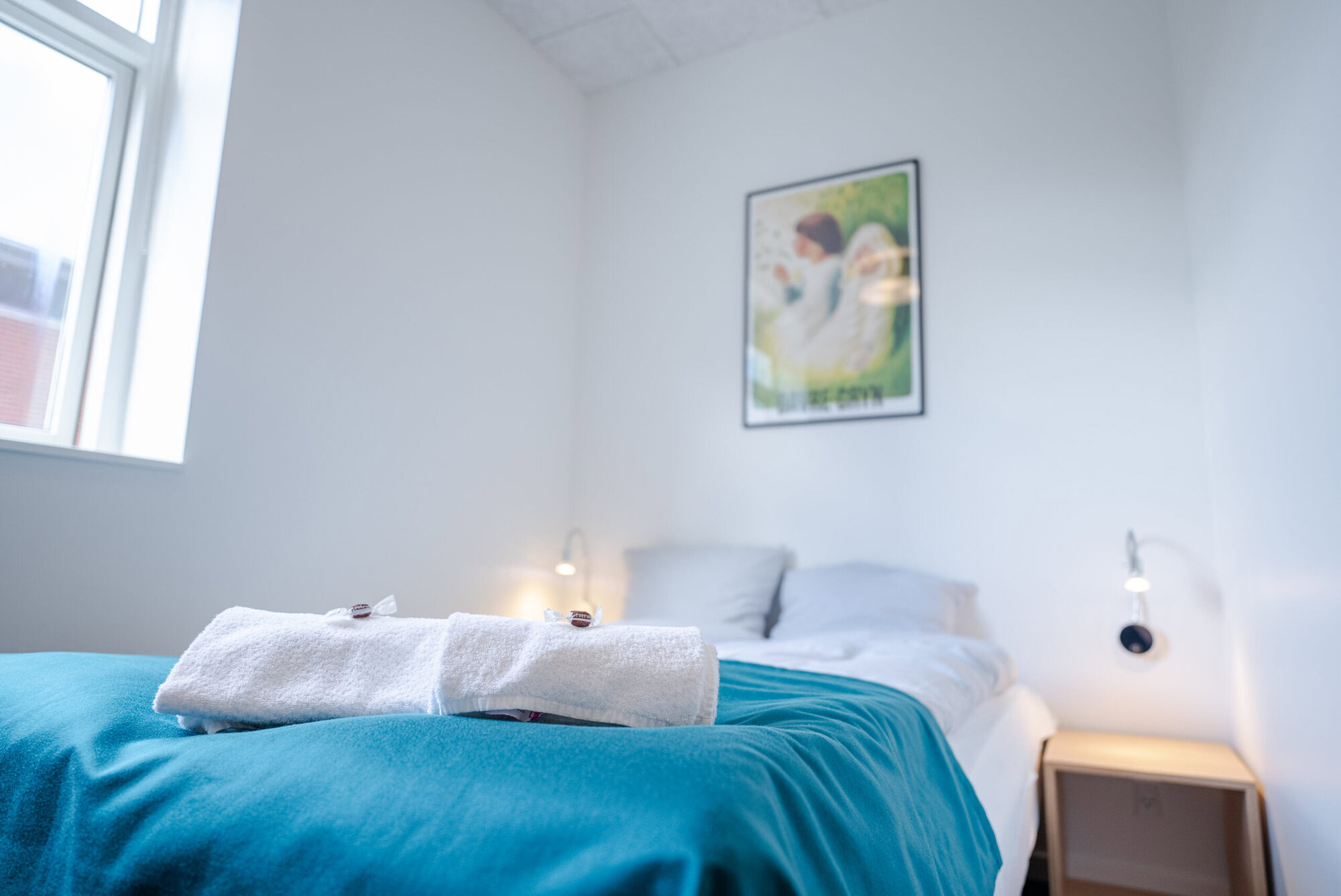 Værelse på Severin Kursuscenter og Hotel i Middelfart på Fyn