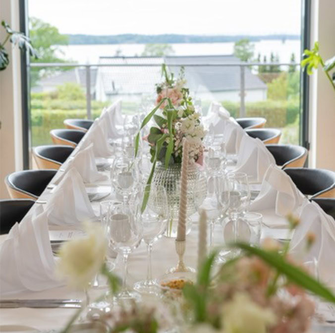 Bryllup på Severin Kursuscenter i Middelfart på Fyn