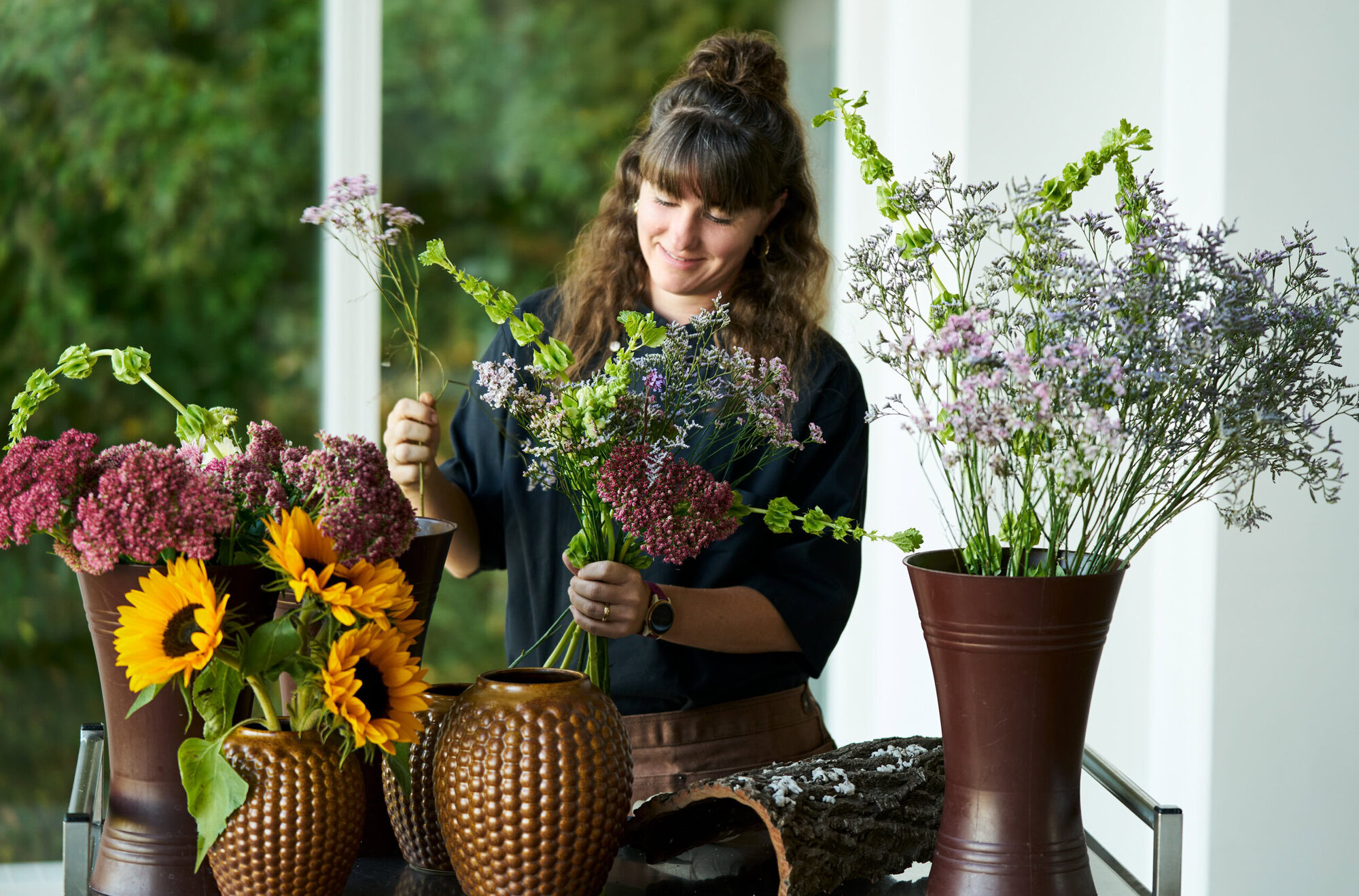 Fie - blomsterbonde på Severin Kursuscenter og Hotel i Middelfart på Fyn