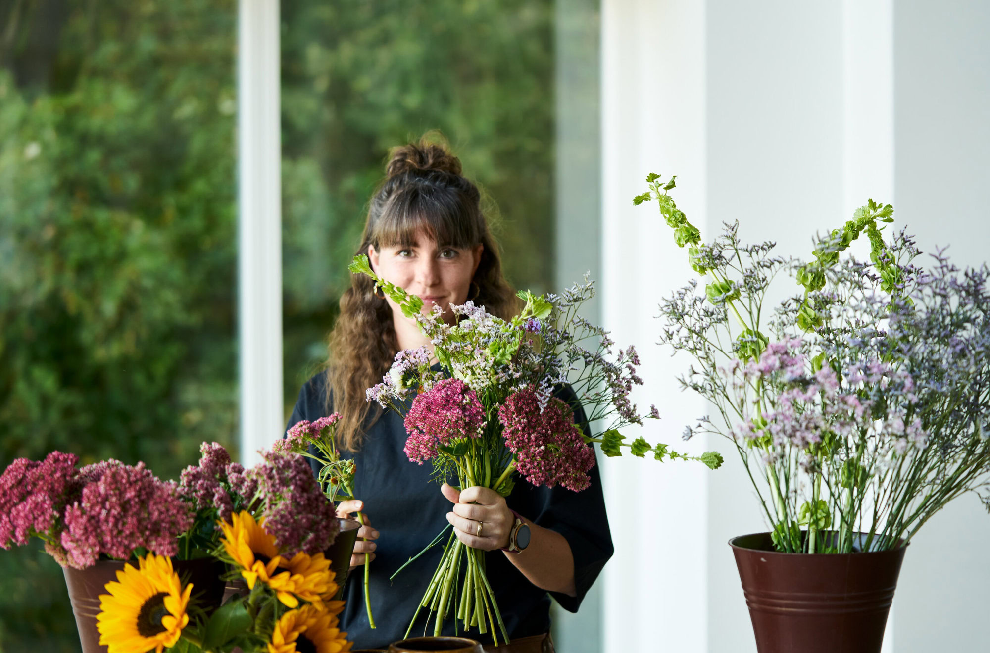 Fie - blomsterbonde på Severin Kursuscenter og Hotel i Middelfart på Fyn