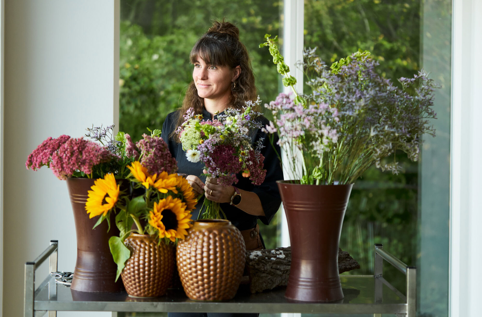 Fie - blomsterbonde på Severin Kursuscenter og Hotel i Middelfart på Fyn