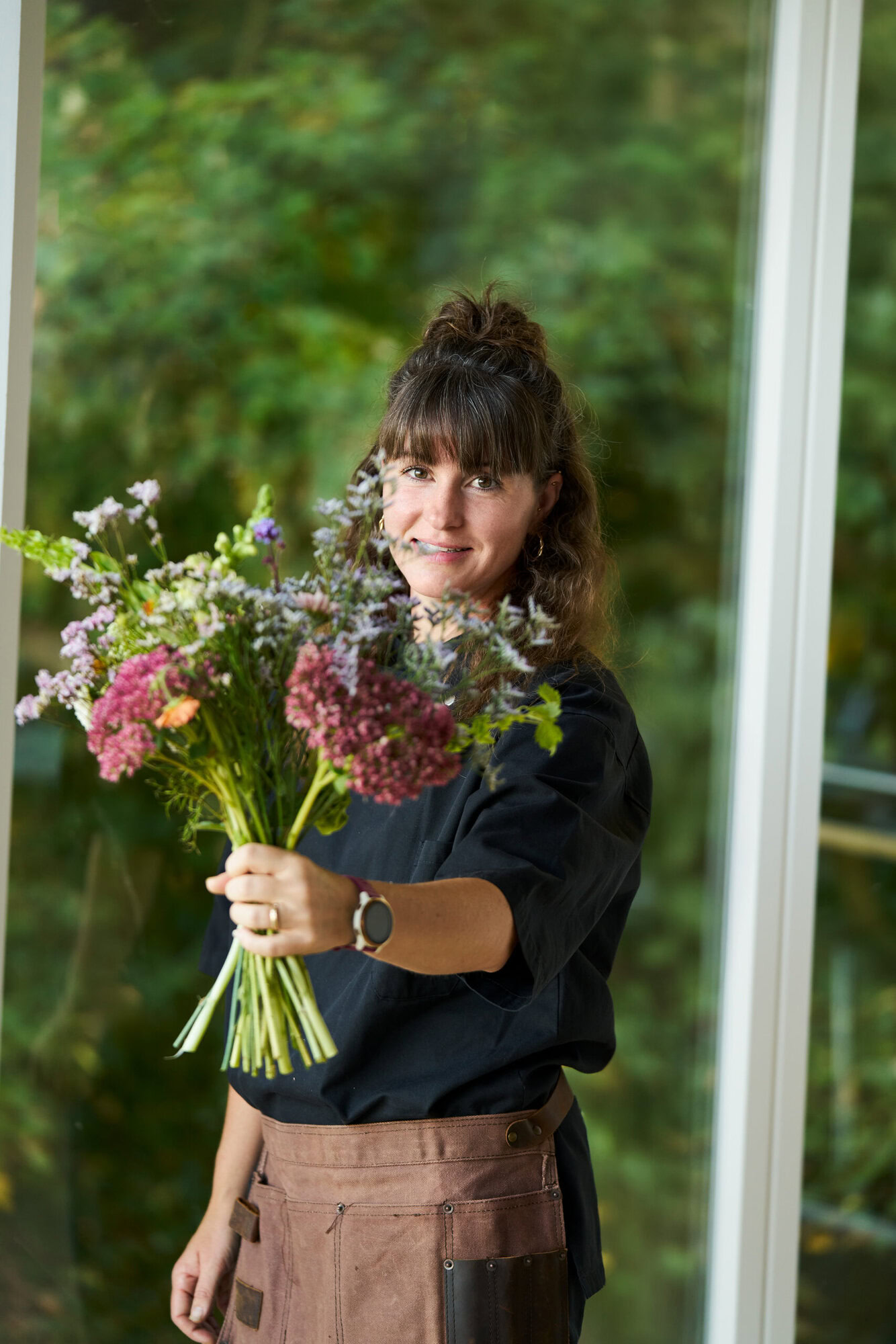 Fie - blomsterbonde på Severin Kursuscenter og Hotel i Middelfart på Fyn