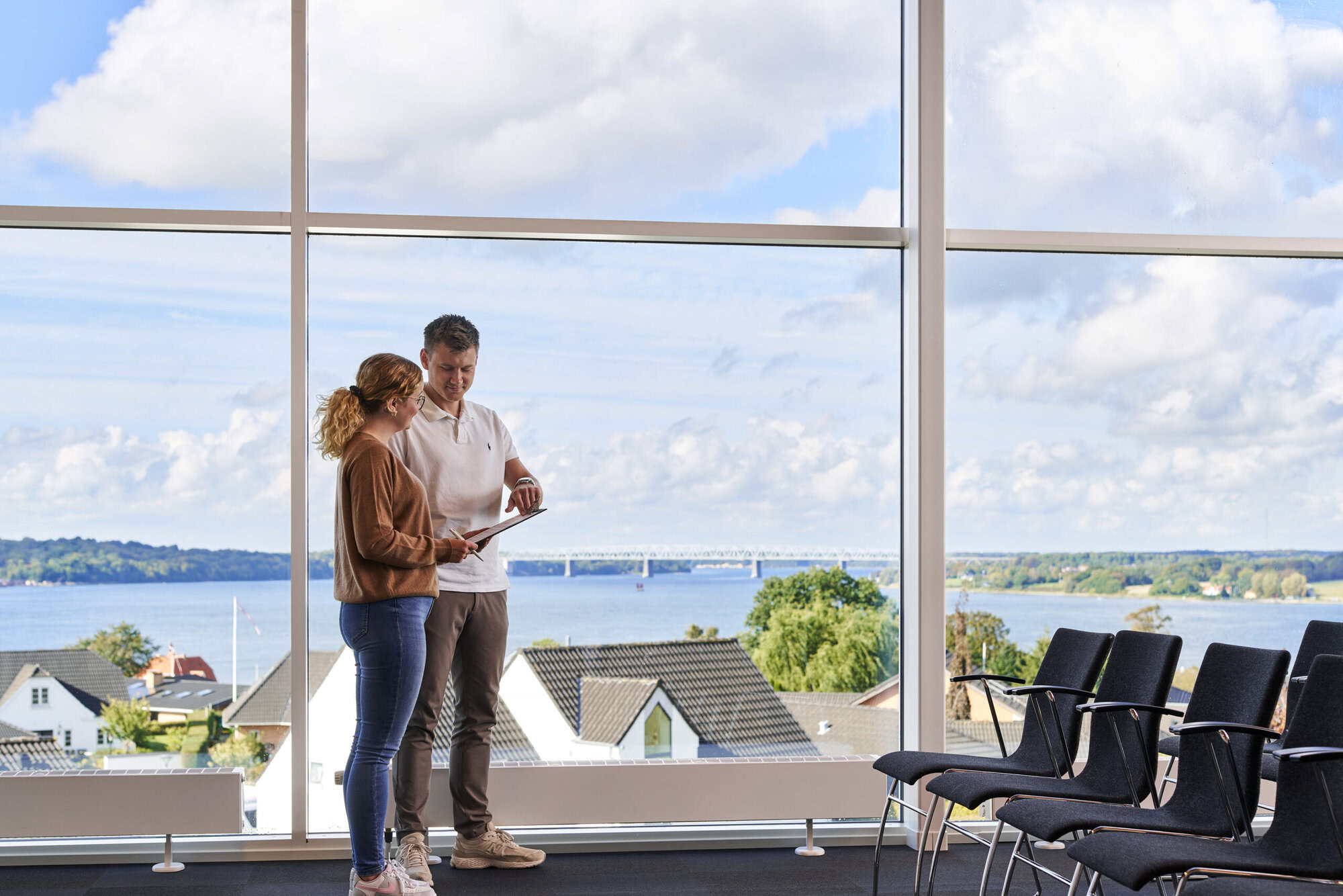 Himmel og Hav mødelokale på Severin Kursuscenter og Hotel i Middelfart på Fyn