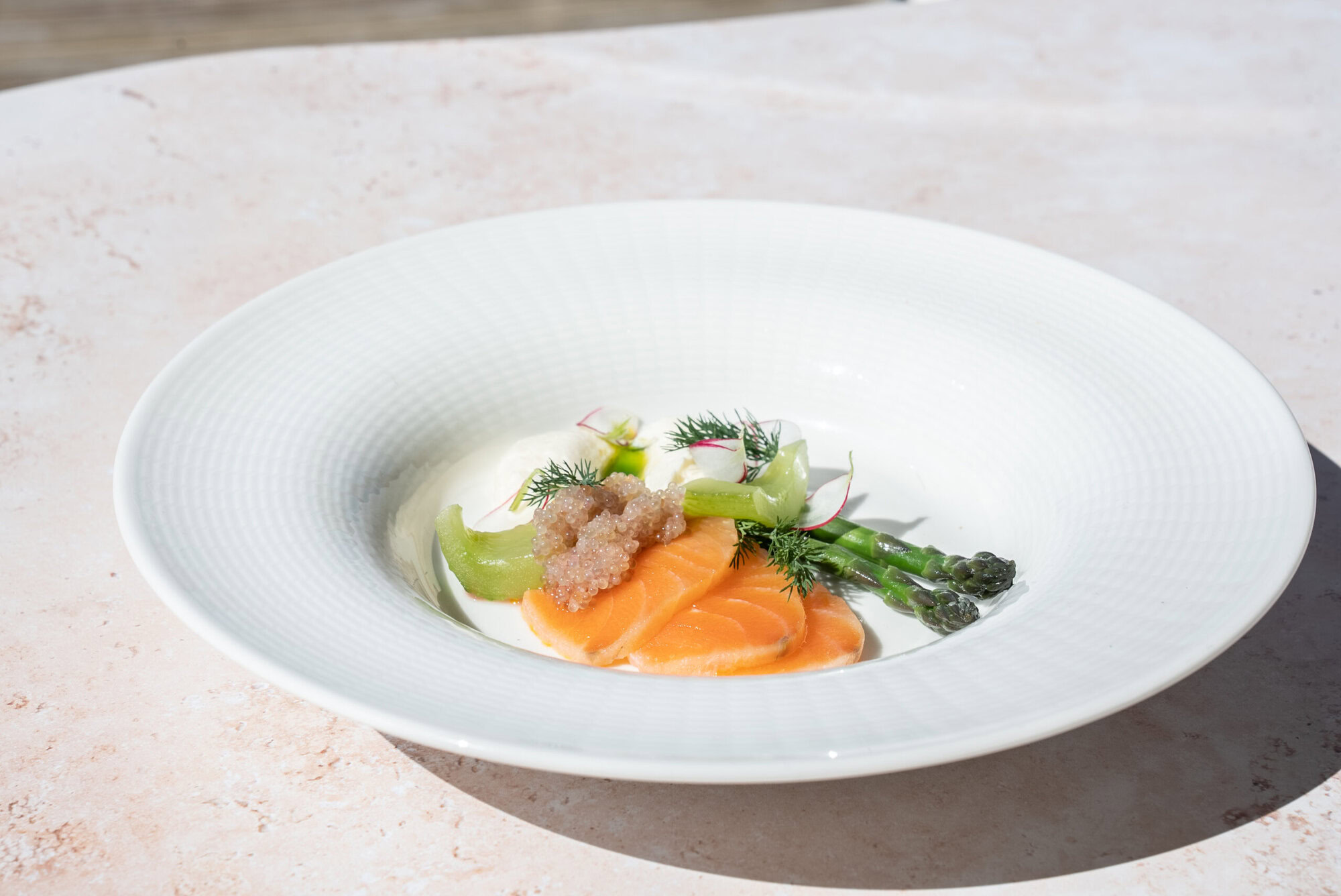 Forret tallerken på Severin Kursuscenter og Hotel i Middelfart på Fyn