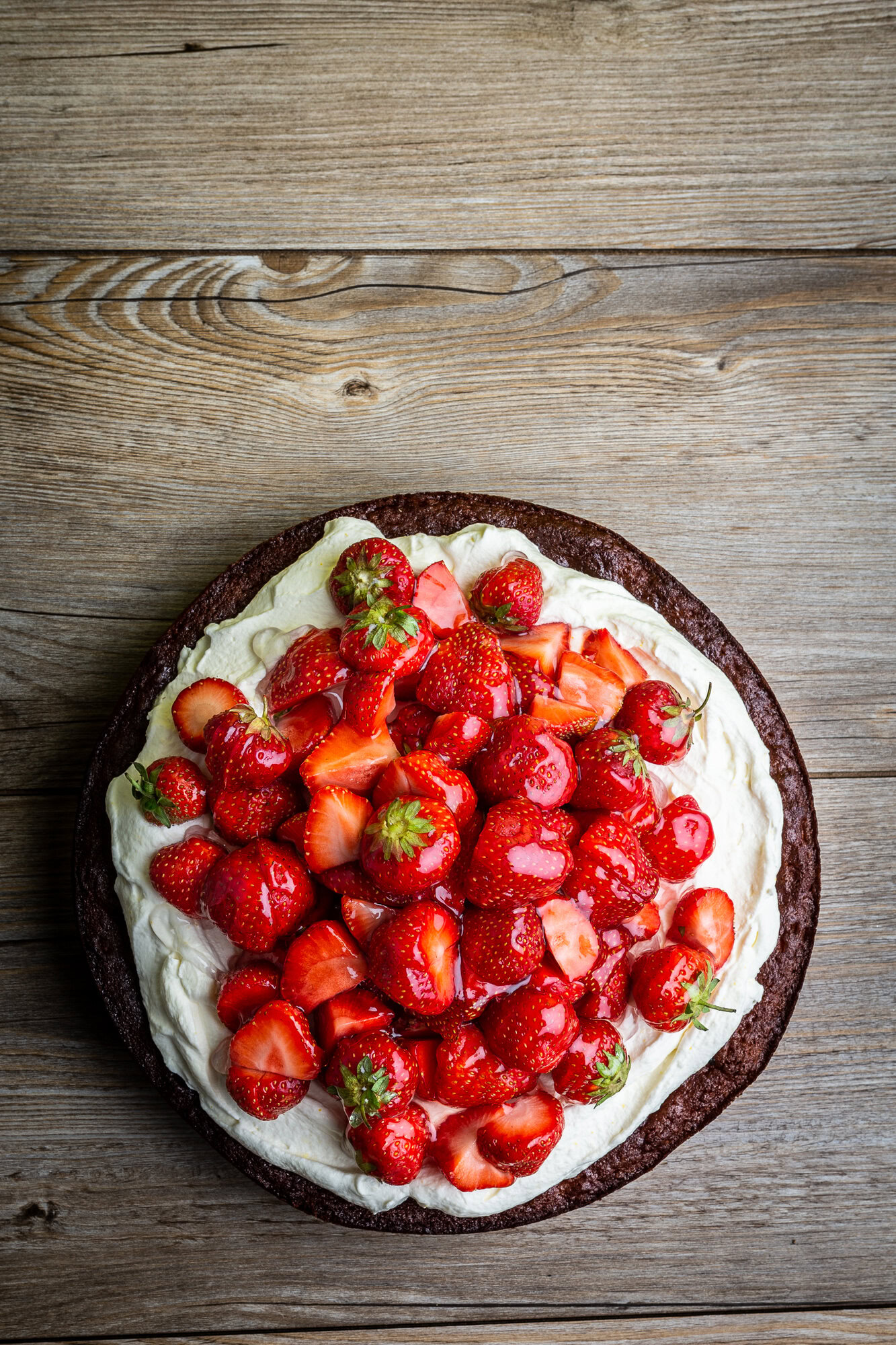 Jordbærkage - Severins opskrifter på kager, salater og retter